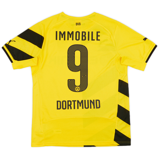 2014-15 Borussia Dortmund Home Shirt Immobile #9 - 9/10 - (M)
