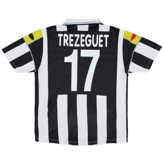 2000-01 Juventus Ciaoweb Home Shirt Trezeguet #17 - 7/10 - (M)