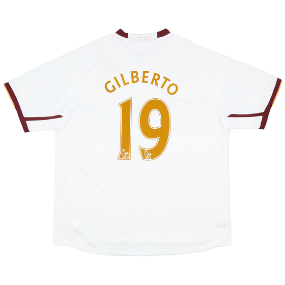 2007-08 Arsenal Away Shirt Gilberto #19 - 7/10 - (XXL)