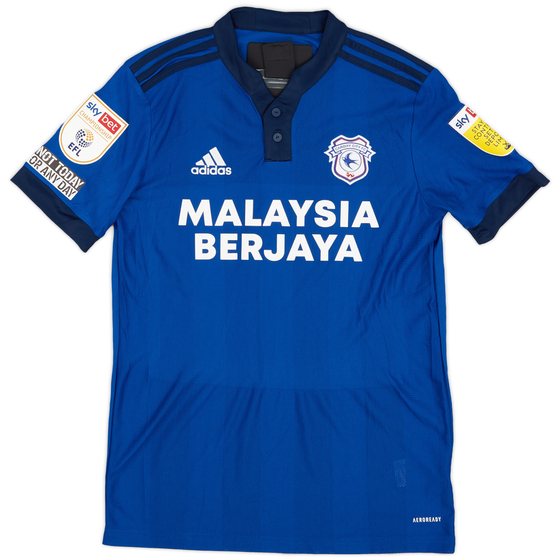 2021-22 Cardiff Player Issue Home Shirt - 10/10 - (S)