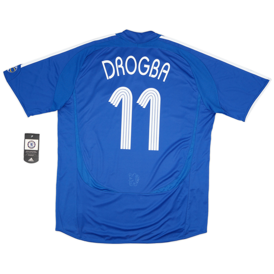 2006-08 Chelsea Home Shirt Drogba #11 (XL)