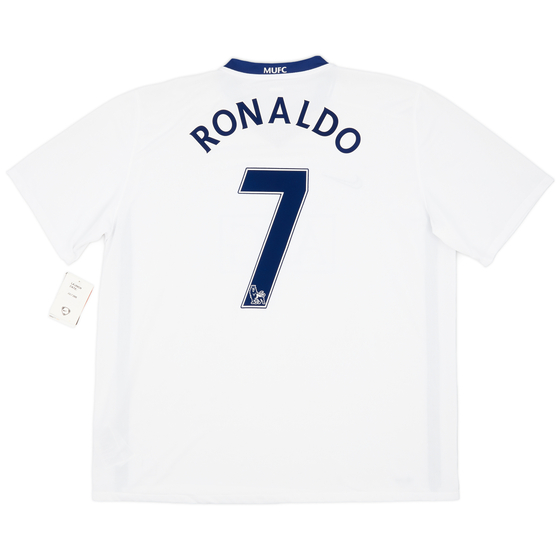 2008-10 Manchester United Away Shirt Ronaldo #7 (XXL)