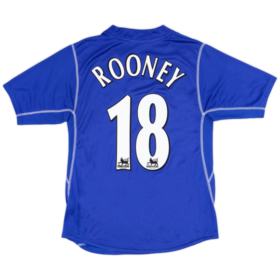 2002-03 Everton Home Shirt Rooney #18 - 8/10 - (M)