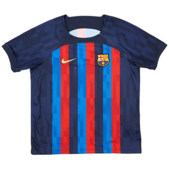 2022-23 Barcelona Home Shirt - 5/10 - (XL.Boys)