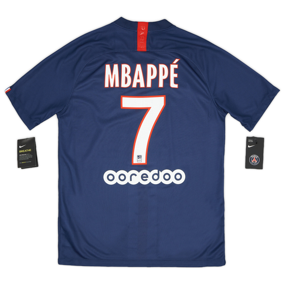 2019-20 Paris Saint-Germain Home Shirt Mbappe #7 (M)