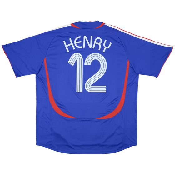 2006-07 France Home Shirt Henry #12 - 9/10 - (XXL)