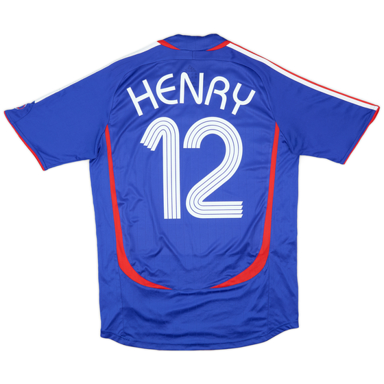 2006-07 France Home Shirt Henry #12 - 9/10 - (M)
