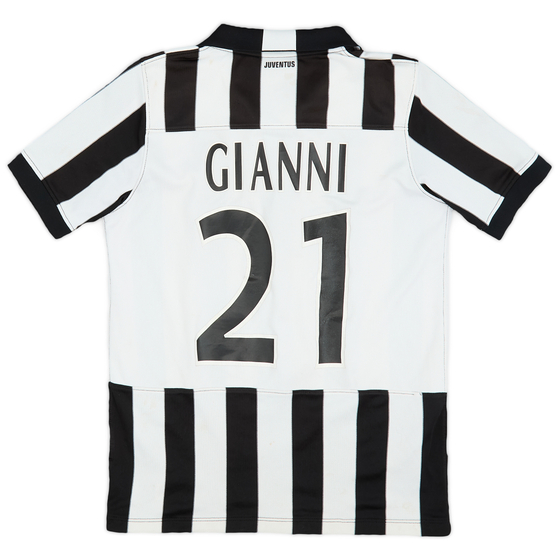 2014-15 Juventus Home Shirt Gianni #21 - 6/10 - (L.Boys)