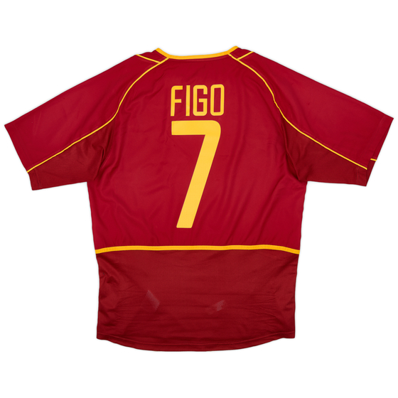 2002-04 Portugal Home Shirt Figo #7 - 5/10 - (M)