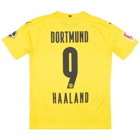 2020-21 Borussia Dortmund Authentic Home Shirt Haaland #9 - 8/10 - (M)