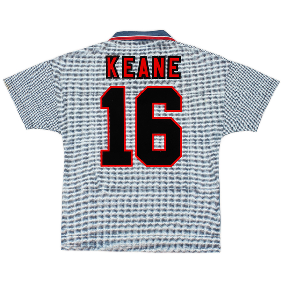 1995-96 Manchester United Away Shirt Keane #16 - 7/10 - (M)