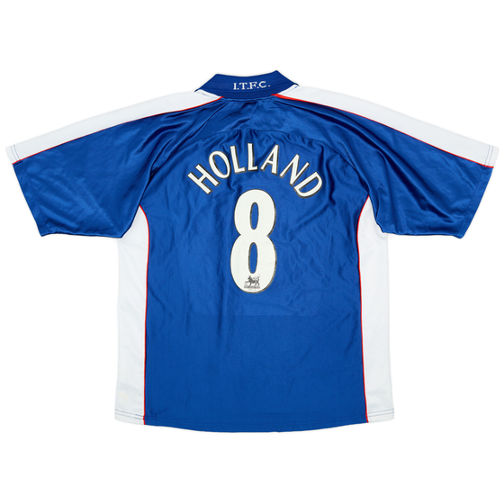1999-01 Ipswich Home Shirt Holland #8 - 9/10 - (L)