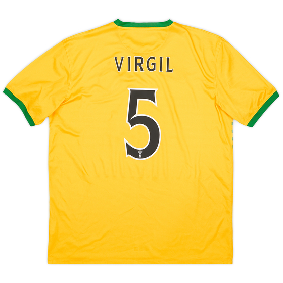 2013-14 Celtic Away Shirt Virgil #5 - 8/10 - (XL)