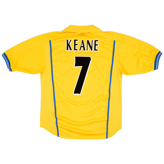 2000-02 Leeds United Away Shirt Keane #7 - 8/10 - (M)