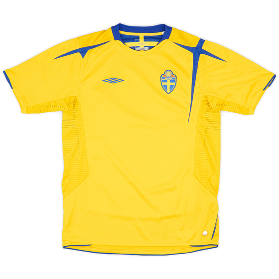 2005-06 Sweden Home Shirt - 9/10 - (XL.Boys)