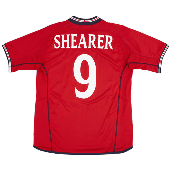 2002-04 England Away Shirt Shearer #9 - 9/10 - (L)