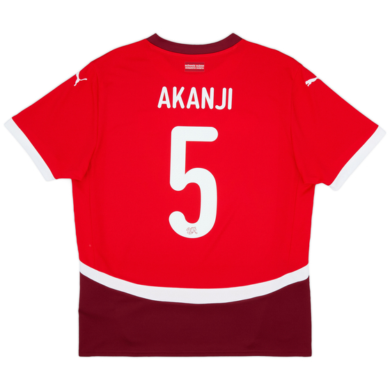 2024-25 Switzerland Home Shirt Akanji #5