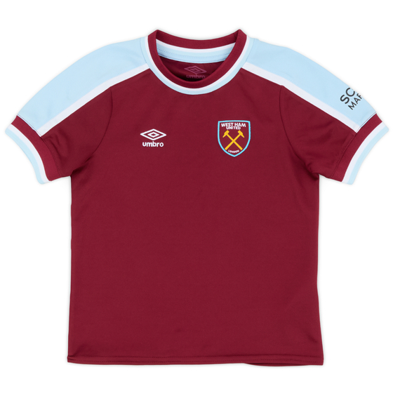 2021-22 West Ham Home Shirt - 9/10 - (6-7 Years)