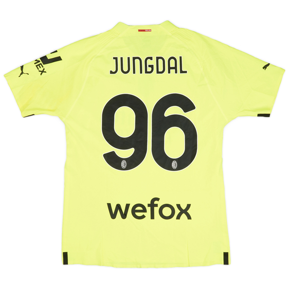 2022-23 AC Milan Match Issue GK Shirt Jungdal #96