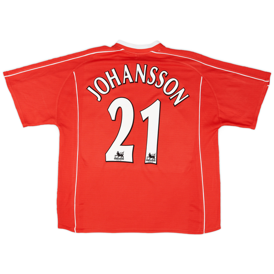 2002-03 Charlton Home Shirt Johansson #21 - 9/10 - (XL)