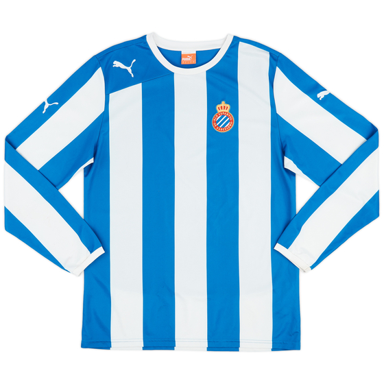 2014-15 Espanyol Home L/S Shirt - 9/10 - (L)