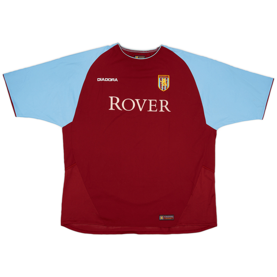 2003-04 Aston Villa Home Shirt - 9/10 - (3XL)
