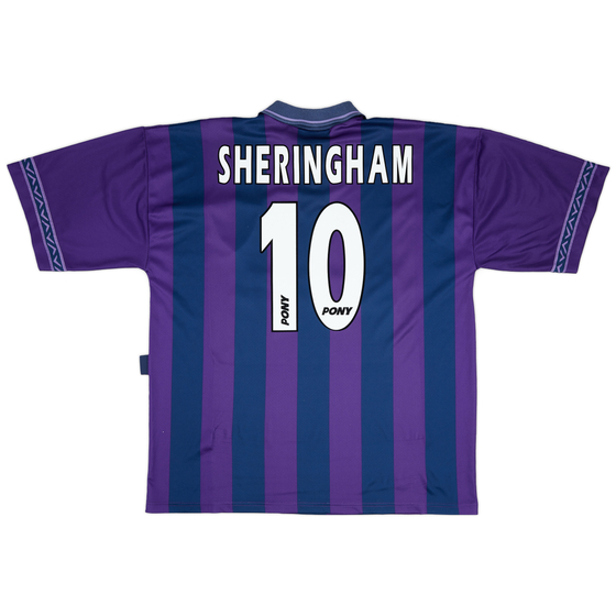 1995-97 Tottenham Away Shirt Sheringham #10 - 9/10 - (XL)