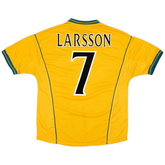 2000-02 Celtic Away Shirt Larsson #7 - 6/10 - (M)