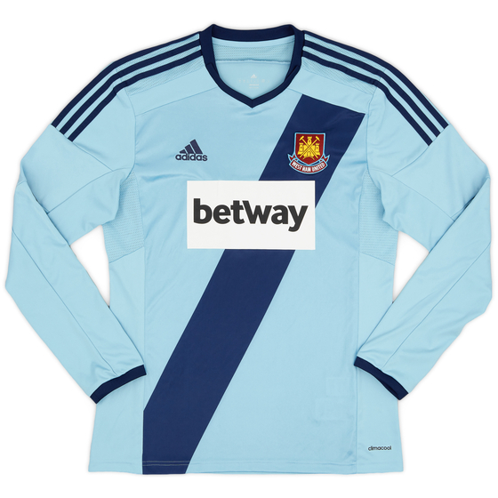 2014-15 West Ham L/S Away Shirt - 9/10 - (M)