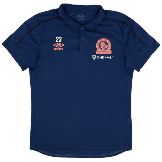2019-20 Blackburn Umbro Player Isssue Polo Shirt #23 - 7/10 - (M)
