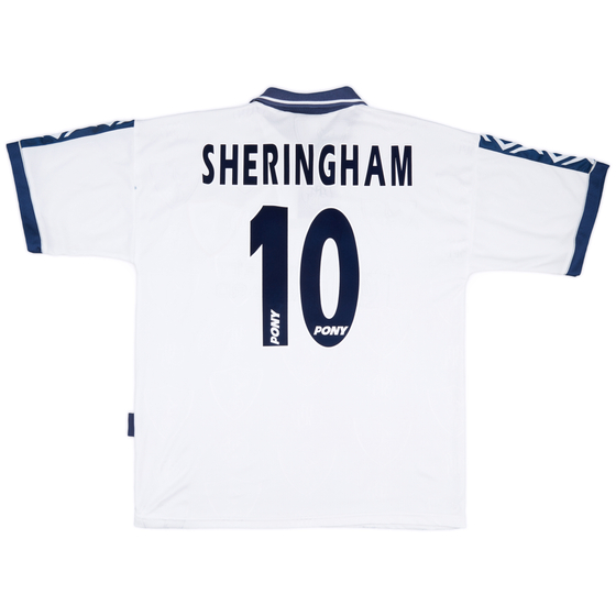 1995-97 Tottenham Home Shirt Sheringham #10 - 9/10 - (L)