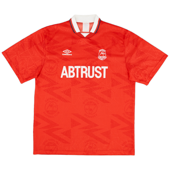 1992-93 Aberdeen Home Shirt - 9/10 - (XL)