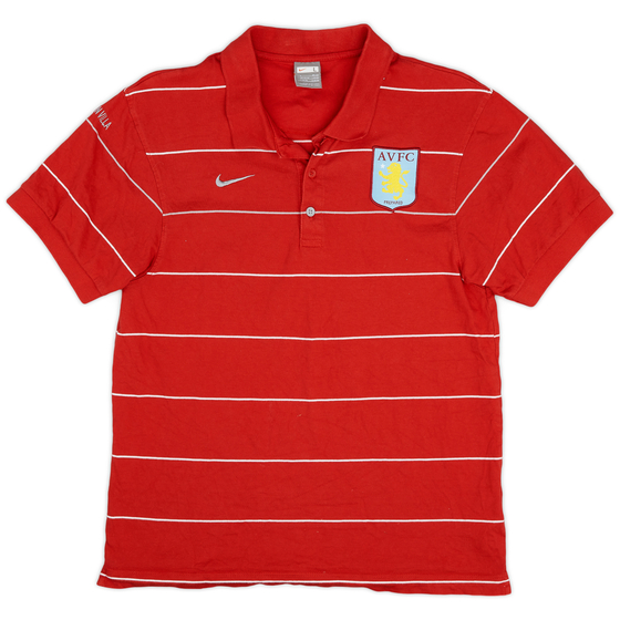 2008-09 Aston Villa Nike Polo Shirt - 8/10 - (L)