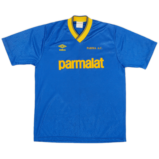 1990-91 Parma Umbro Training Shirt - 8/10 - (L)