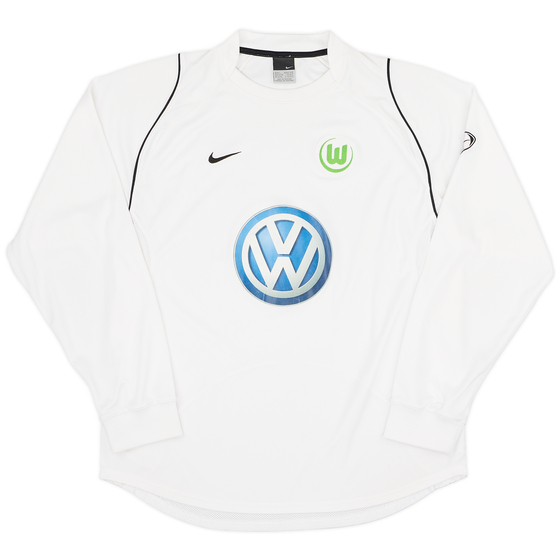 2005-07 Wolfsburg Away L/S Shirt - 8/10 - (L)