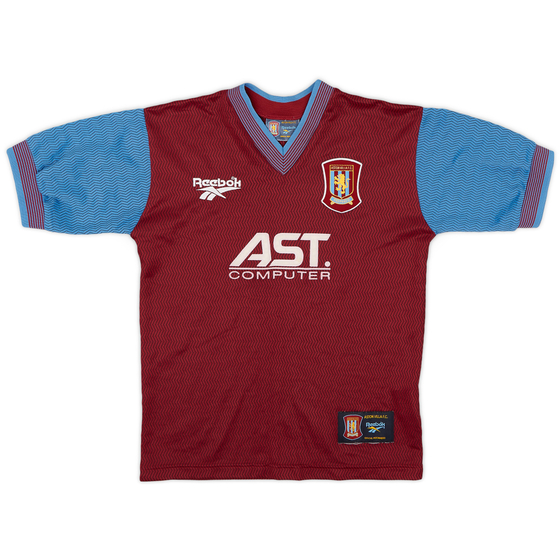 1997-98 Aston Villa Home Shirt - 8/10 - (M.Boys)