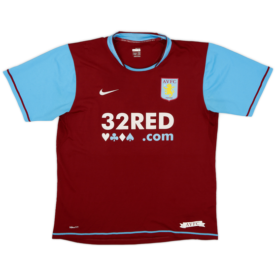 2007-08 Aston Villa Home Shirt - 7/10 - (L)