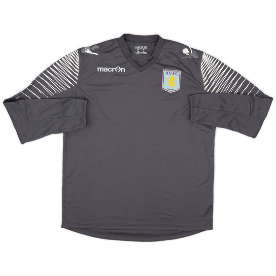 2015-16 Aston Villa Macron Training L/S Shirt - 5/10 - (S)
