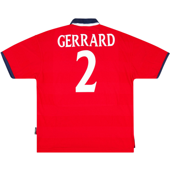 1999-01 England Away Shirt Gerrard #2
