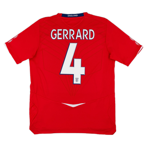 2008-10 England Away Shirt Gerrard #4