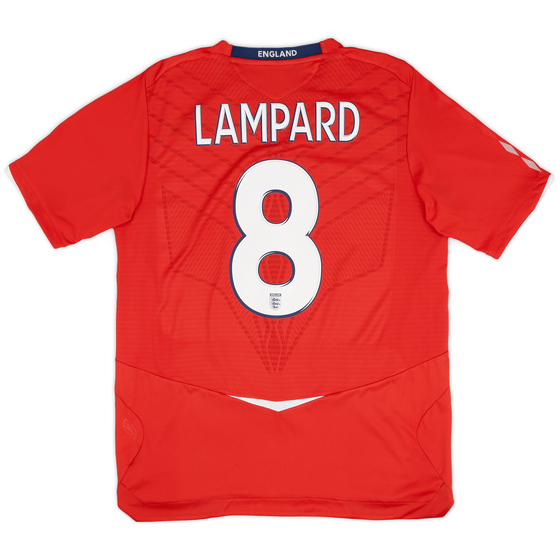 2008-10 England Away Shirt Lampard #8