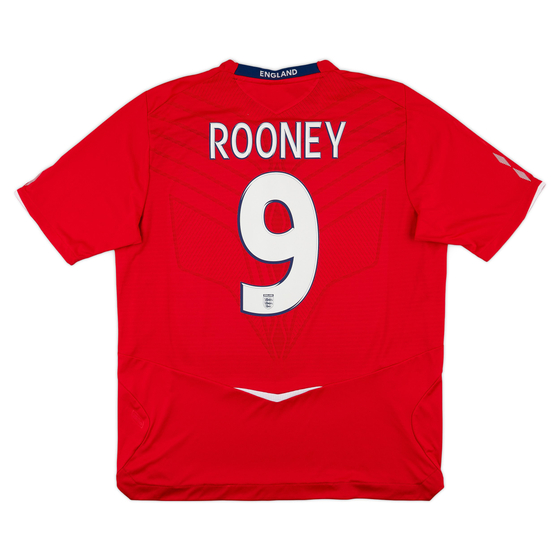 2008-10 England Away Shirt Rooney #9