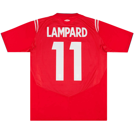 2004-06 England Away Shirt Lampard #11 - 9/10