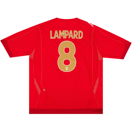 2006-08 England Away Shirt Lampard #8 XXL