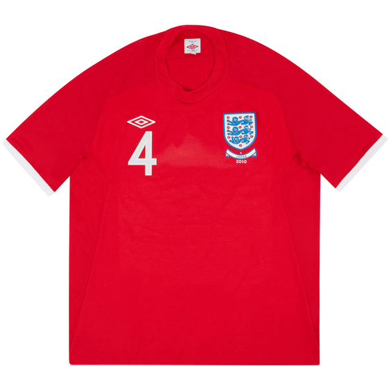 2010 England Match Worn Away Shirt Huddlestone #14 (v Japan)