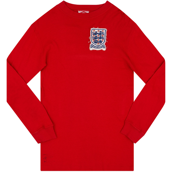 1973-74 England U-21 Match Issue Away L/S Shirt #11