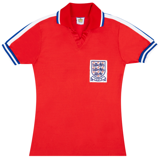1974 England U-18 Match Issue Away Shirt #18 (Morley)