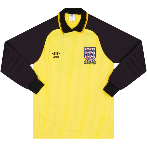 1985-86 England U-21 Match Issue GK Shirt #13 (Mimms)