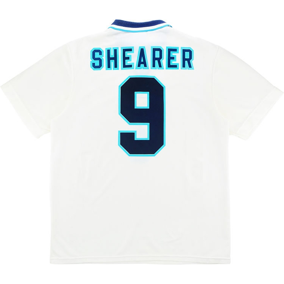 1995-97 England Home Shirt Shearer #9 - 6/10 - (L)