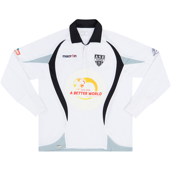 2010-11 KAS Eupen Match Issue Home L/S Shirt Iandoli #3